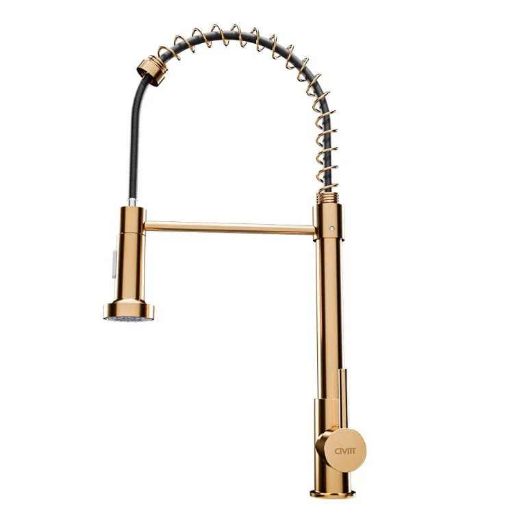 Torneira cozinha Metal Gourmet monocomando Rose