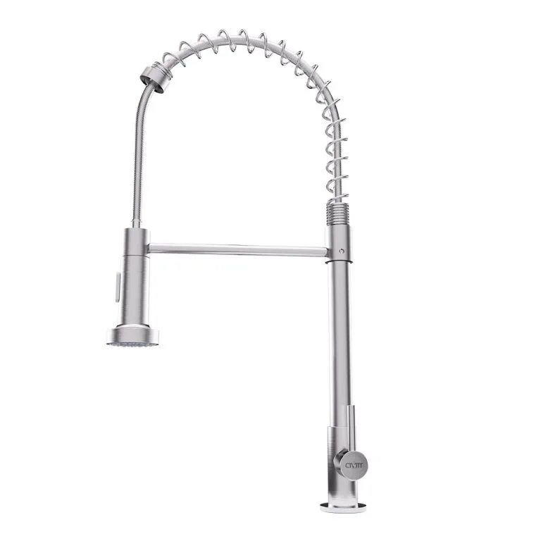 Torneira cozinha Metal Gourmet Standard bancada escovada