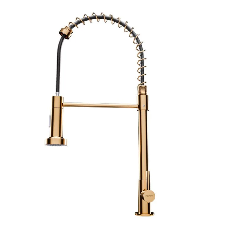 Torneira cozinha Metal Gourmet Standard bancada Rose